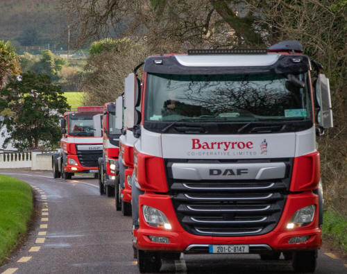 Barryroe Trucks on their rounds